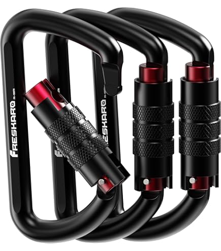 Amazon.com: FresKaro Carabiner Clip, Locking and Small Carabiners